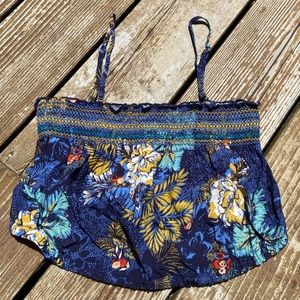 URBAN OUTFITTERS TROPICAL TUBE TOP